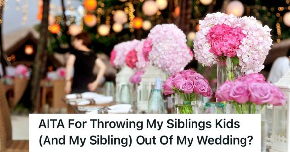 Flowers on a wedding table