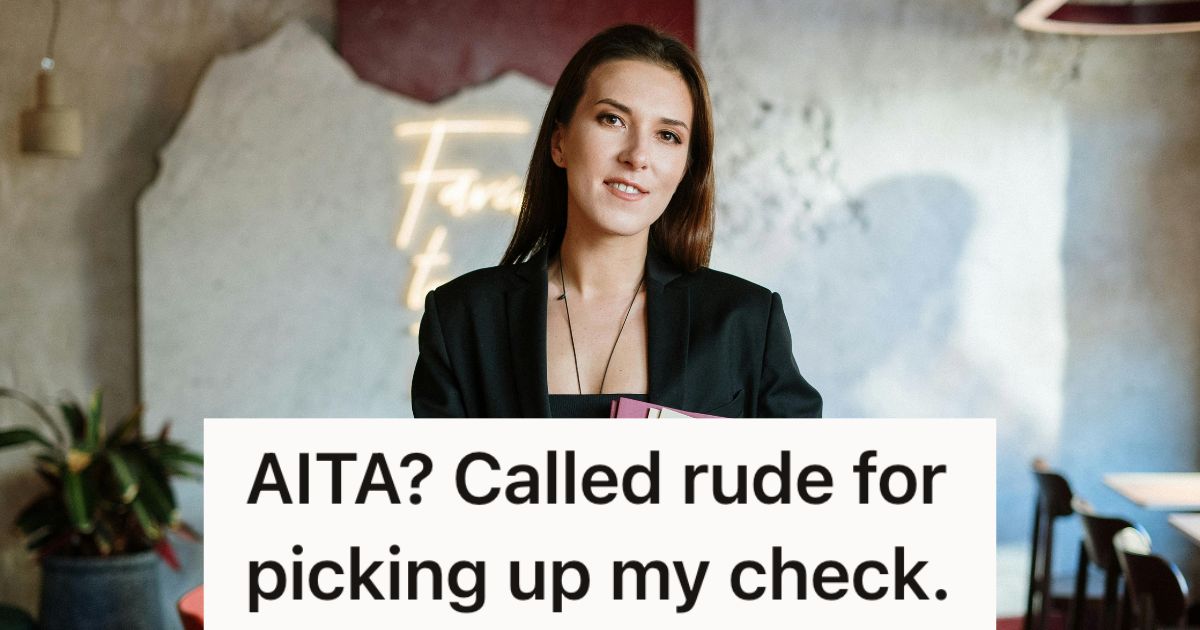 Restaurant hostess posing