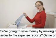 HR Created A Ridiculous Expense Reports Policy, So She Took It Literally And Cost The Company A Lot Of Money