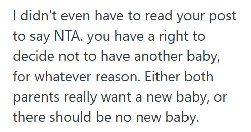 Third Child 2 Husband Pushed For Another Baby Despite Her Warnings, So She Said No And Now He Won’t Speak To Her