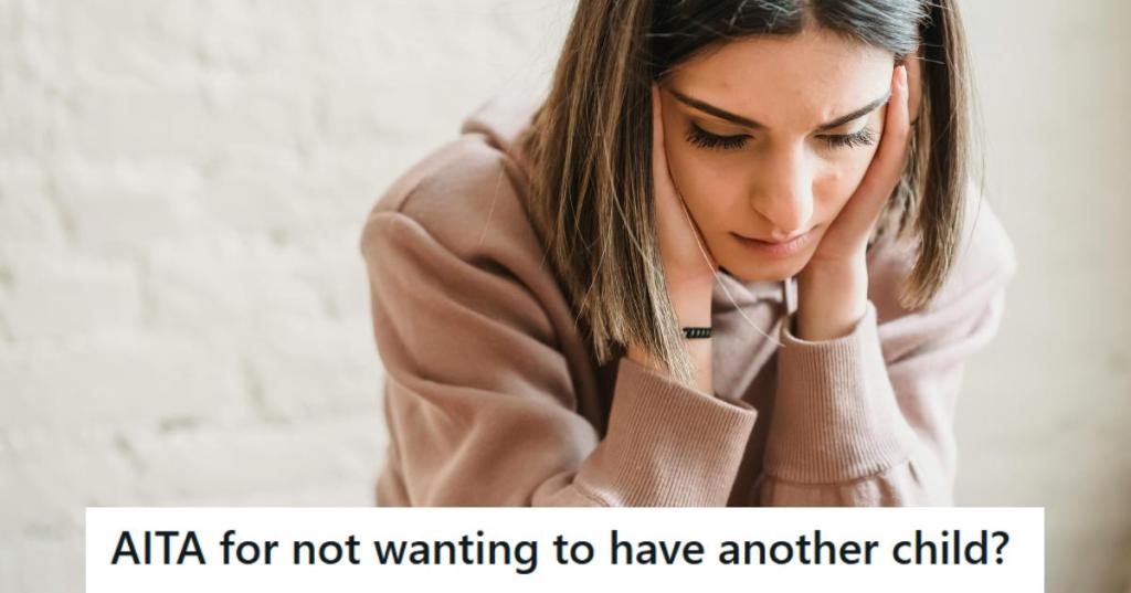 Woman stressed because her husband wants something she doesn't