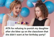 Dad Refused To Punish His Daughter After She Called Out A ‘Class Clown’ Who Tried Ruining Her Cake, But Everyone Else Thinks The Birthday Girl Should Apologize