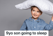 Dad Tries To Get His Son Ready For Bed, But The Little Boy Finds A Way To Escape From His Bedroom