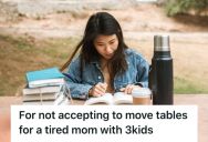 Woman Arrived Early At The Park And Set Up Her Table Nicely, But A Tired Mom With Kids Asked Her To Give Up Her Table So They Can Enjoy The Shade