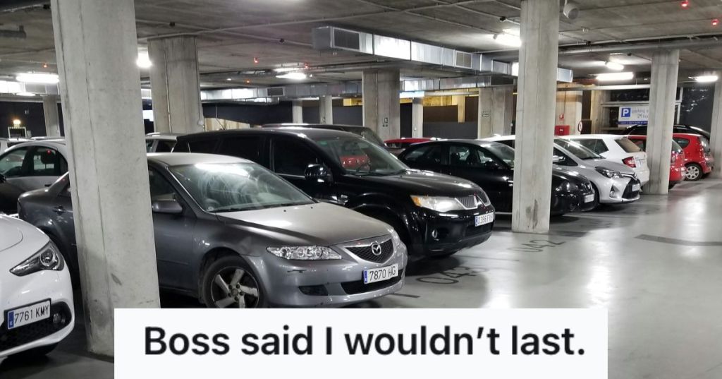 Basement parking filled with cars