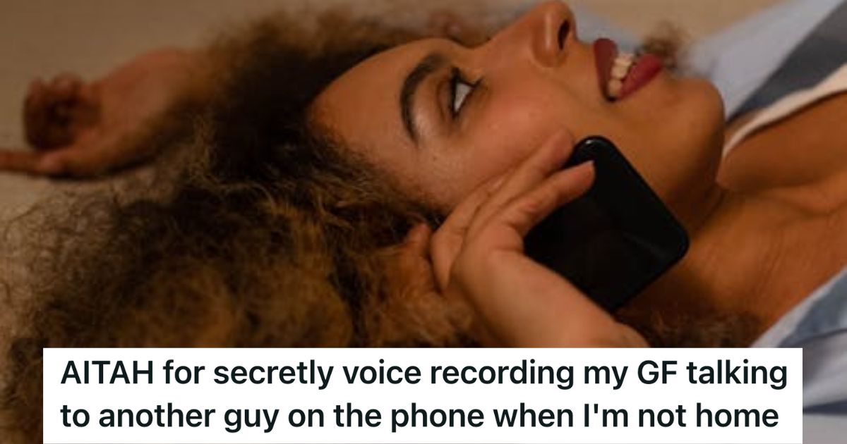 Woman lying down talking on the phone