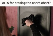 Woman Erased Their Chore Chart After A Misunderstanding With Her Boyfriend, So He Called Her Immature And Emotional