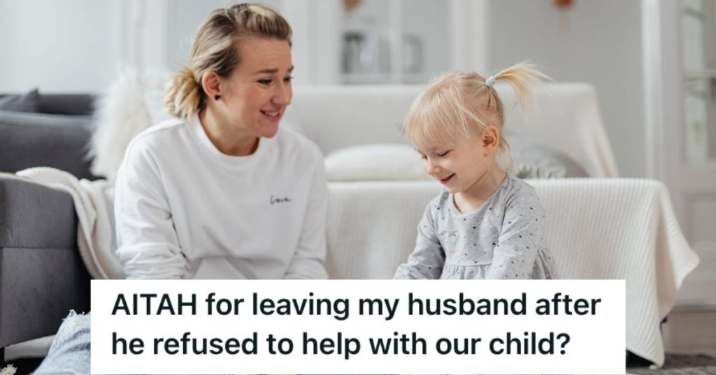 Mom happily playing with her daughter