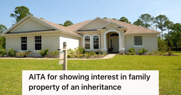 House for sale with a sign in front