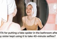 His Older Sister Kept Hogging Their Shared Bathroom Taking Selfies For 40 Minutes, So This Teenage Boy Pulled A Prank To Teach Her A Lesson