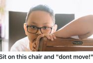 His Mom Put Him In Timeout And Told Him “Don’t Move,” So This Little Boy Came Up With A Naughty Plan To Get Back At Her