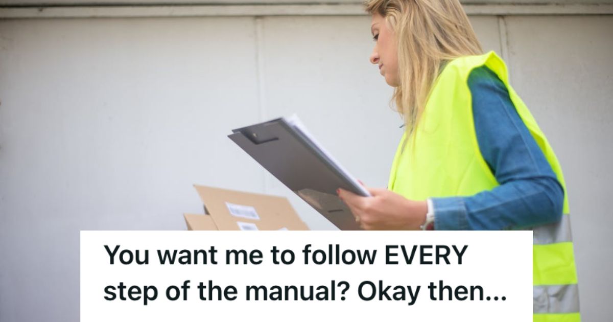 Woman holding a clipboard and checking inventory of the boxes