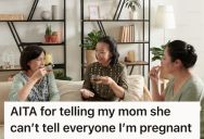 Woman Was Still In The Early Stages Of Her Pregnancy, So She Told Her Mom Off For Preemptively Telling Everyone About It