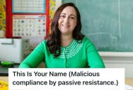 Little Boy Was Forced To Answer To The Wrong Name That His New Teacher Gave Him, So He Let His Parents Set Things Straight