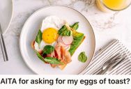 Woman Made A Simple Request That Her Eggs Be Put On The Toast, But The Server Made An Unfriendly Comment That Made Her Feel Embarrassed