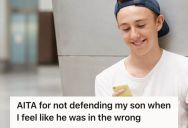 Woman Held Her Son Accountable For Laughing At A Classmate Who Was Being Bullied, But Her Son’s Father Thinks He Shouldn’t Be Punished For It