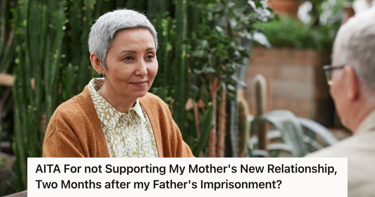 Senior man and woman having a date