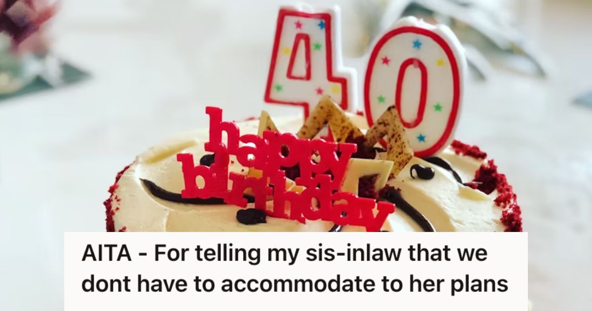 Birthday cake with the number 40 as candles