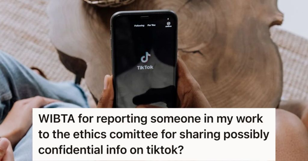 Person holding a phone opening TikTok app