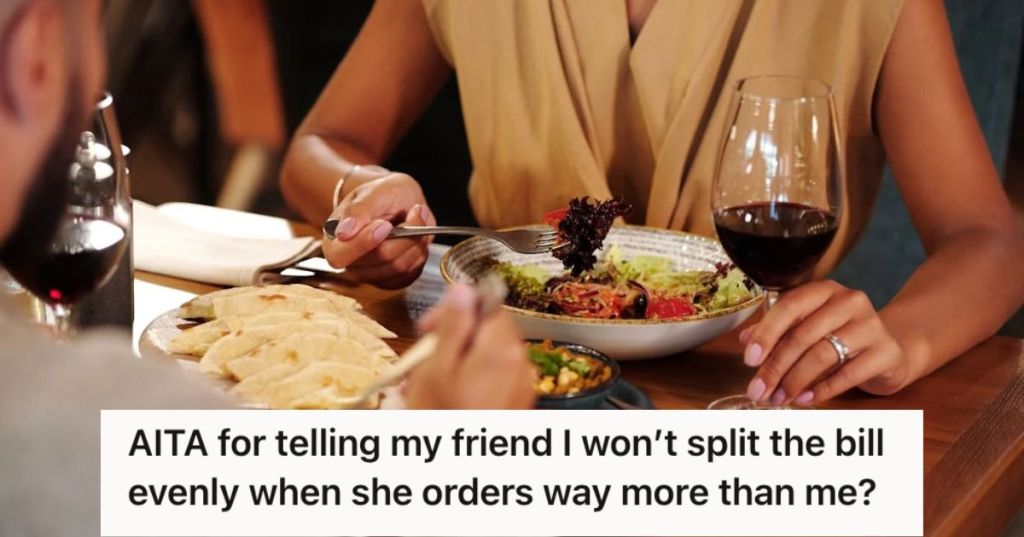 Man and woman having a date in a restaurant