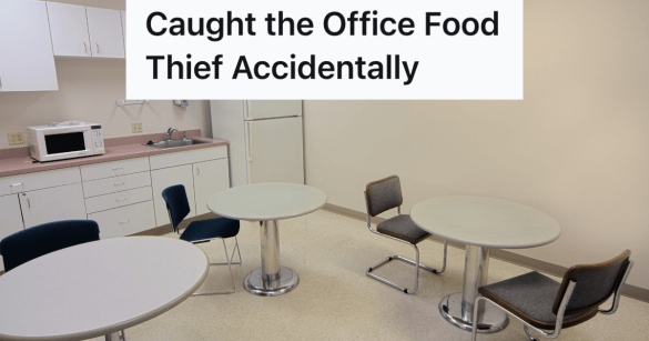 empty office break room