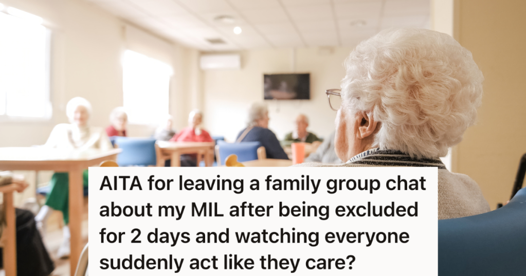 elderly woman in a nursing home