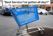 Rude Customers Yelled At The Cashier And Failed To Return Their Cart Properly, So Another Customer Told Them Off