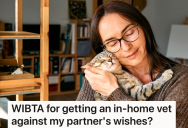 Woman Finds A Mobile Vet Who She Plans To Call When It’s Time For Her Cat To Pass On, But Her Spouse Thinks It’s A Really Bad Idea