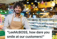 Grocery Store Employee Asks Customer If He Can Help Her With Anything, So She Tells Him To Call His Manager