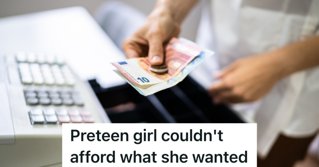 cashier putting cash in cash register