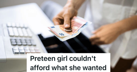 cashier putting cash in cash register