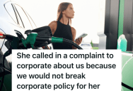 Customer Has To Use A Gift Card In Order To Get A Store Discount, But She Doesn’t Have Any Money On The Card