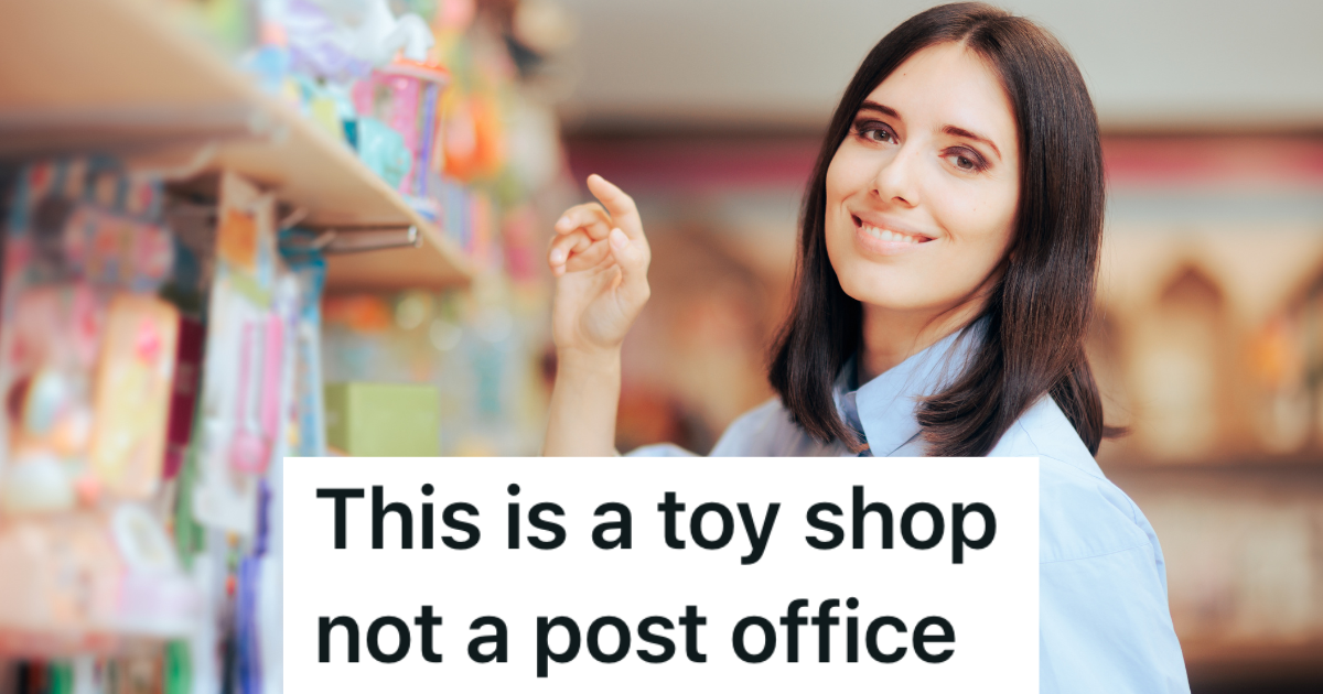 smiling woman in a retail store