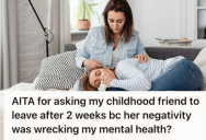 Woman Let Her Friend Move In After A Breakup, But She Ended Up Struggling With Her Own Mental Health As Things Spiraled