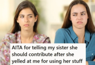 Younger Sister Is Upset With Her Older Sister For Having Nice Things, So She Stole Some Of Them And Got Caught