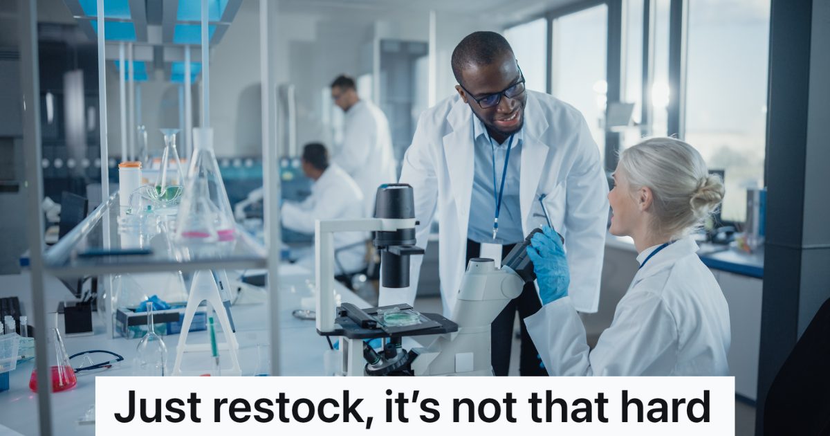 scientists working in a lab