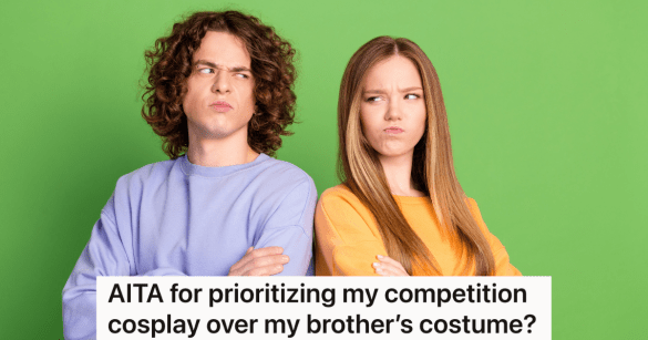 angry teenage brother and sister