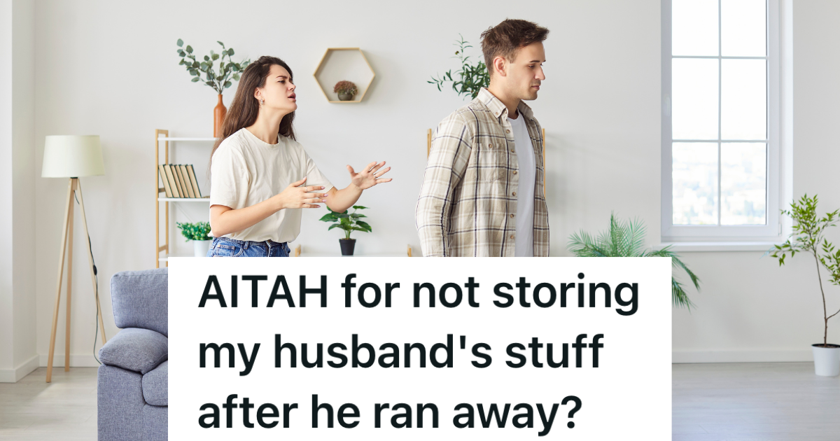 man walking away as woman pleads with him not to go