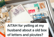 Woman Keeps Pictures And Letters From Middle School And High School In A Box, But When Her Husband Decided To Look Through It, They Got Into A Fight