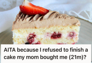 His Mother Touched A Piece Of Cake Without Washing Her Hands, And When He Refused To Eat It, She Got Upset