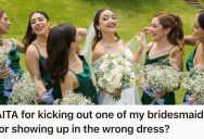 Her Friend Asked To Be A Bridesmaid, But Then Showed Up In Another Dress, So She Forced Her To Leave