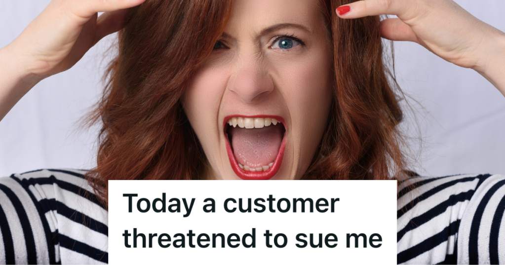 bad customer screaming
