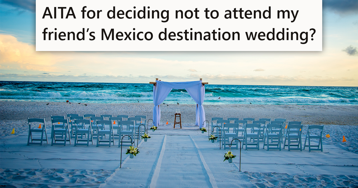 wedding setup on a beach