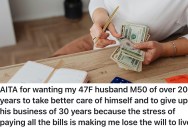 Her Husband’s Business Has Been Losing Money For Years, And He Refuses To Address His Massive Weight Problems, So She Told Him The Marriage Might Be Over