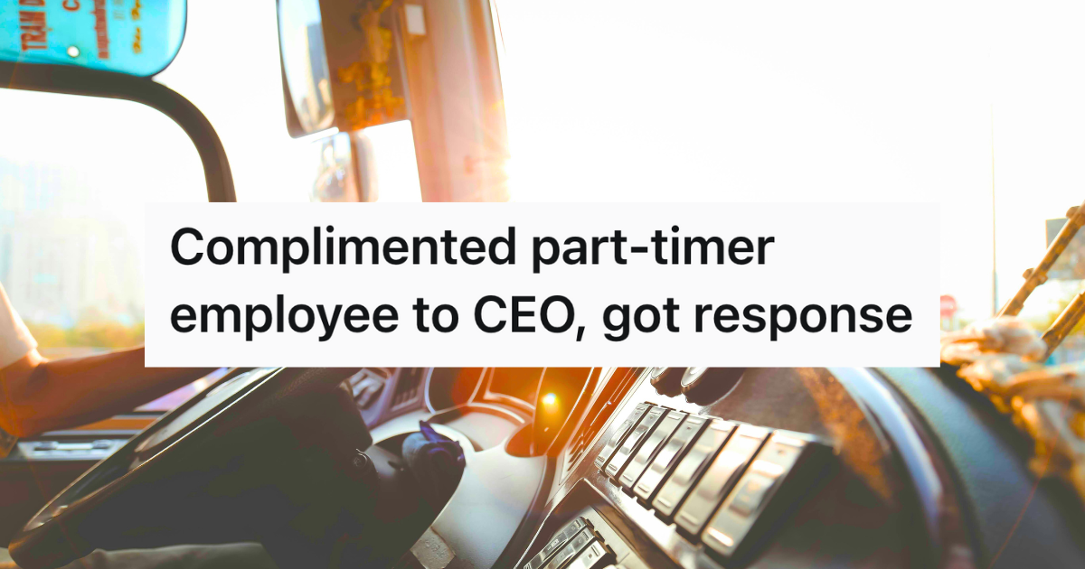 bus driver driving in morning light