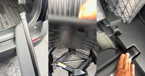 The trunk of a Rav 4