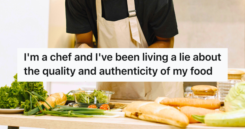 chef cutting up fresh ingredients