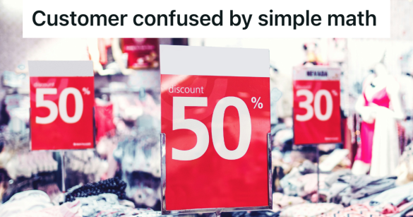 clearance sale signs at store