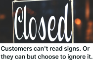 Entitled Customers Saw The “Closed” Sign On The Fitting Room Door, But They Chose To Use It Anyway And Exhaust A Retail Worker
