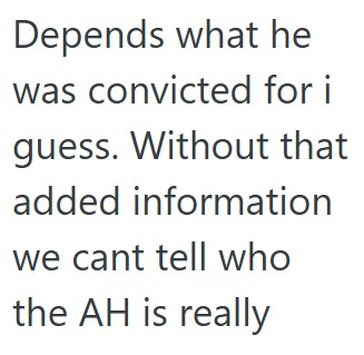 comment 1 49 Her Boyfriend Wants To Have A Convicted Felon Over To Their Apartment, But Shes Uncomfortable With It And Angry At Him For Even Asking